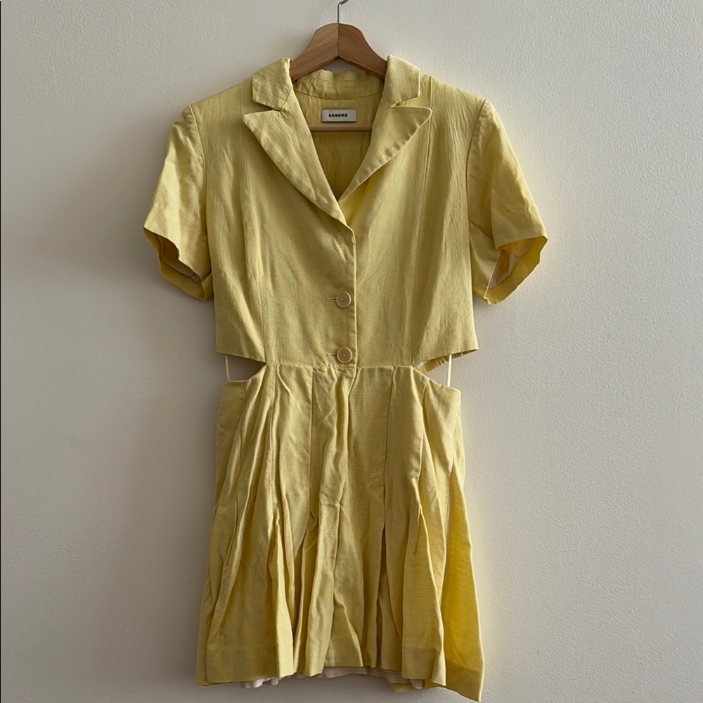 Sandro Yellow Dress